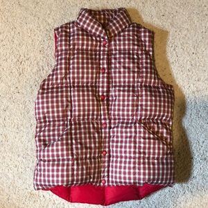 Land’s End Puffer Vest - Plaid